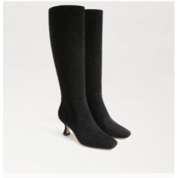 NEW Sam Edelman Leigh Black Suede Knee High Boot/Sz. 8M - Picture 1 of 11